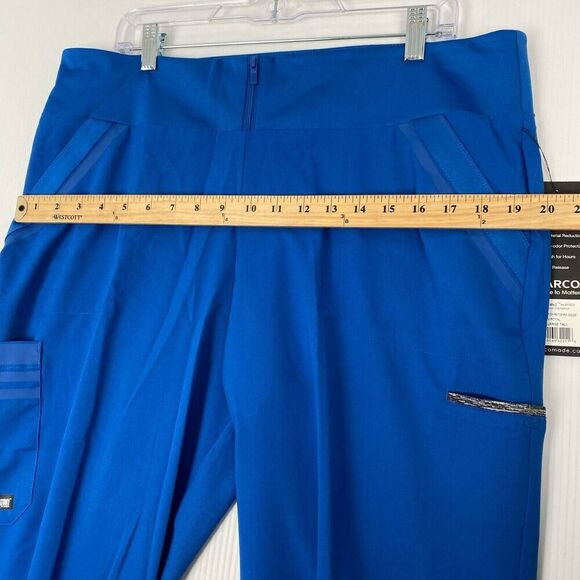 Grey's Anatomy Joggers Women's Medical Pants Blue Scrub Pants Size Large Petite - Picture 5 of 12